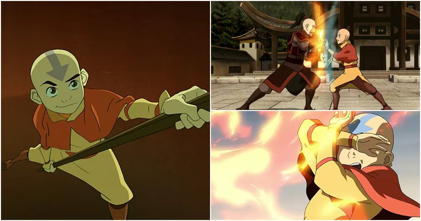 Avatar: Las primeras 10 peleas de Aang (en orden cronológico)