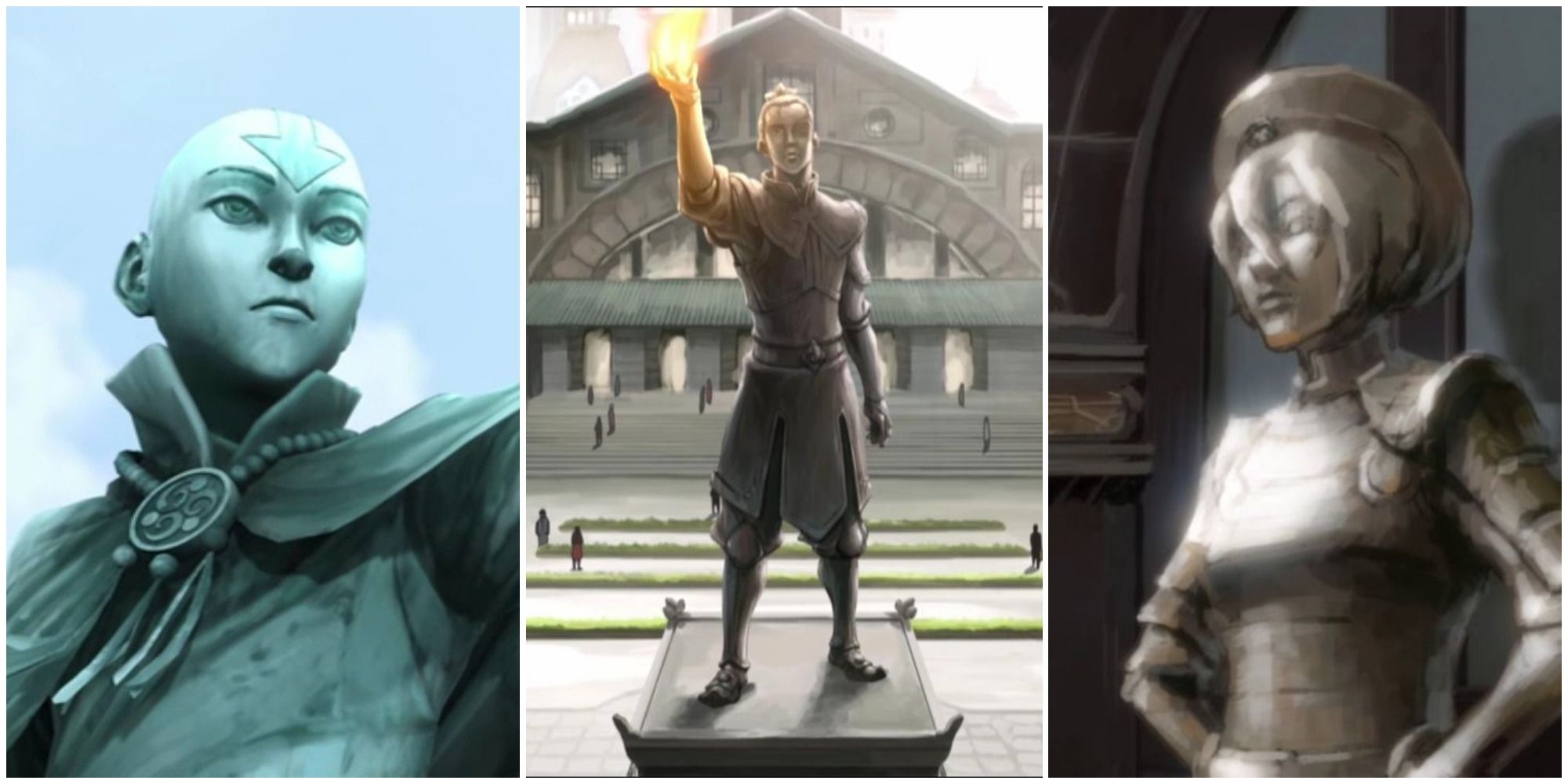 ¿Cómo murió Aang? y el destino de todos los demás miembros del equipo Avatar.