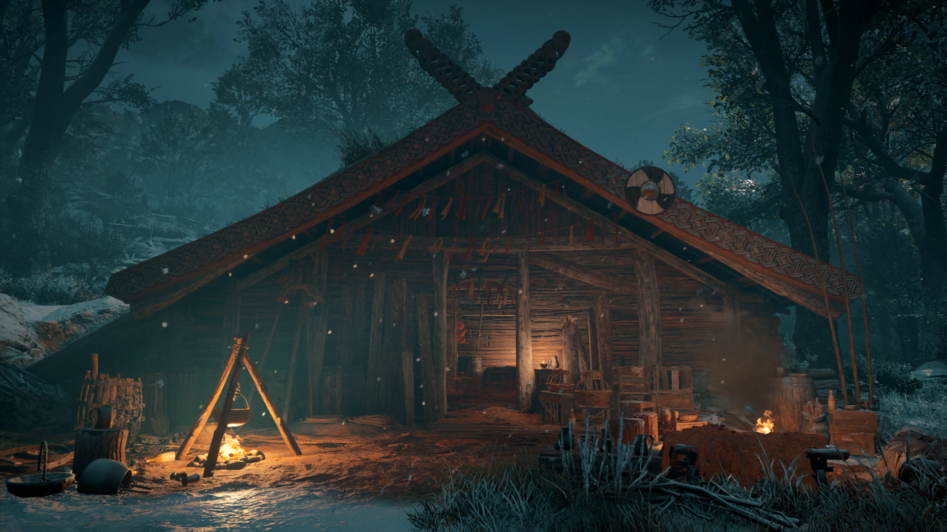 El Valhalla de Assassin's Creed lanza el Festival de la Navidad, detalla el modo de incursión en el río