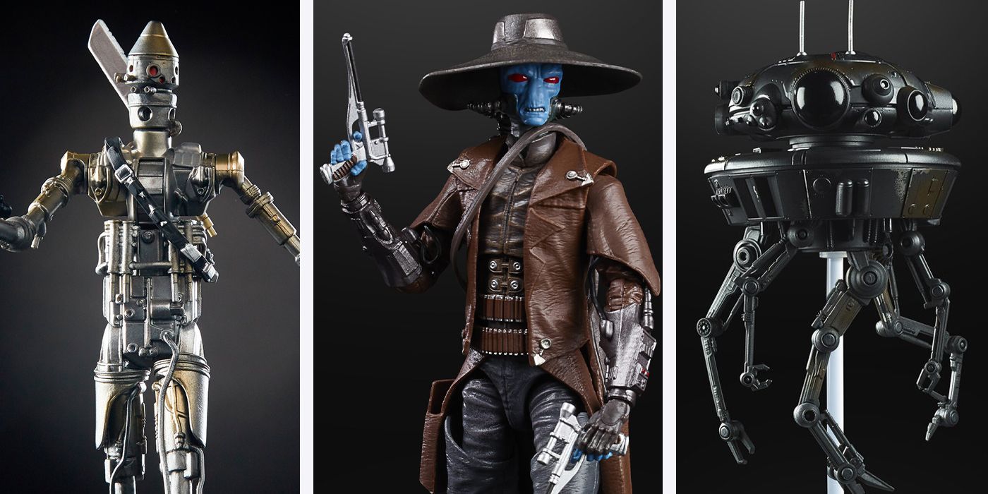 La Guerra de las Galaxias: Las 10 mejores figuras de archivo de la serie negra, clasificadas