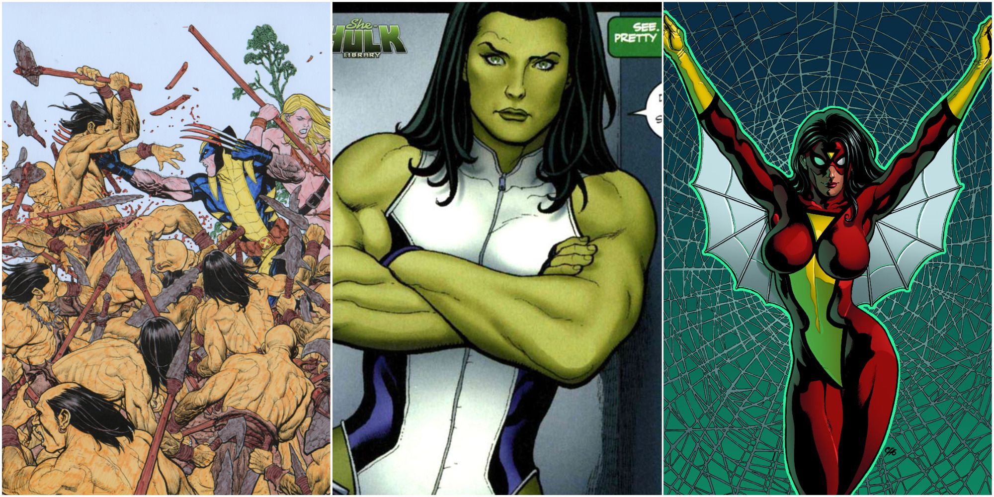 She-Hulk y otros 9 personajes maravillosos que Frank Cho ha dibujado.