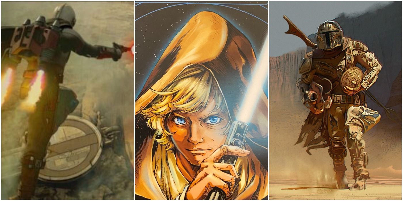 10 cosas que la leyenda del manga de Luke Skywalker tiene en común con el Mandalorian