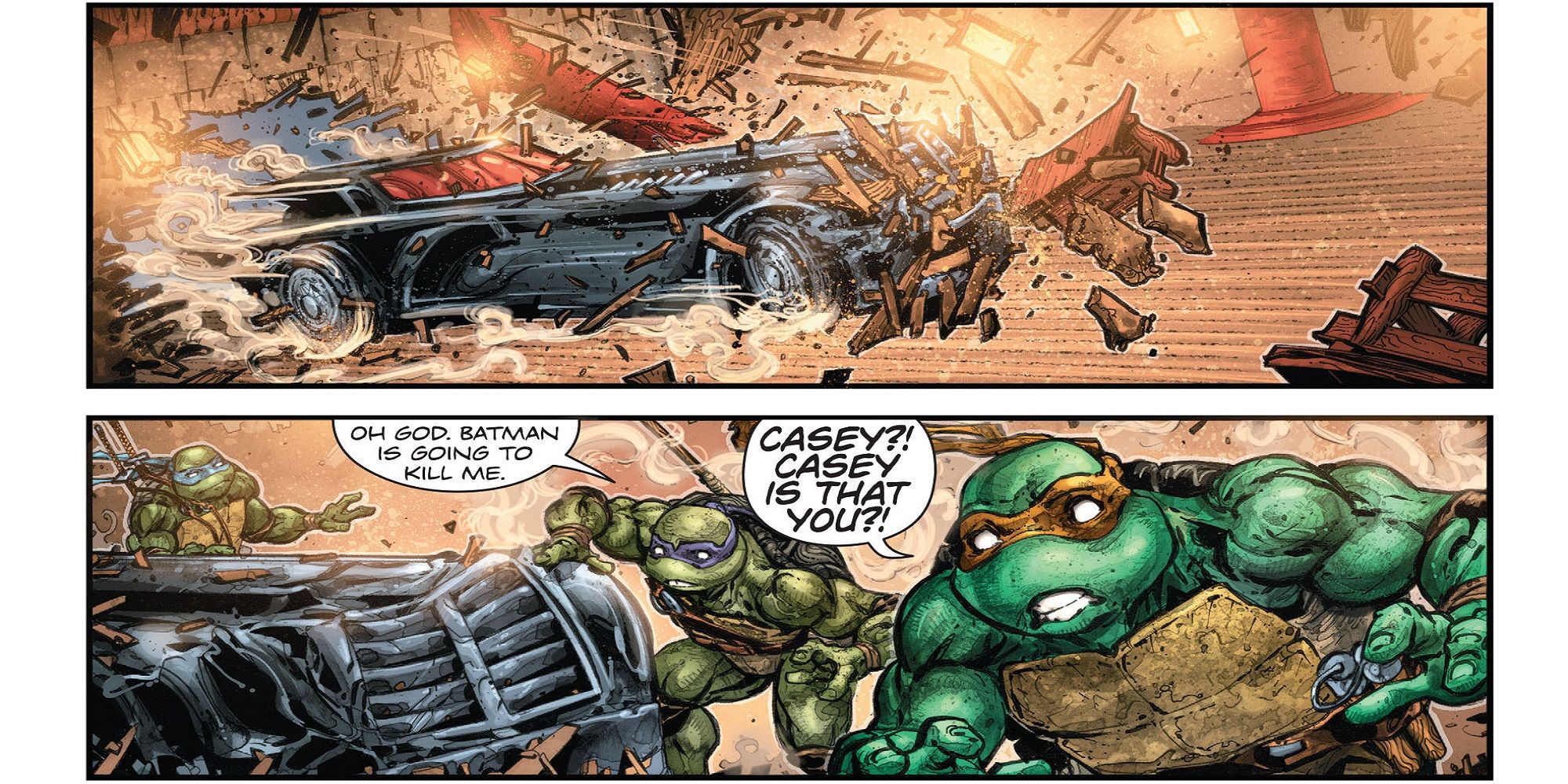 10 cosas que no sabías cuando Batman conoció a la TMNT