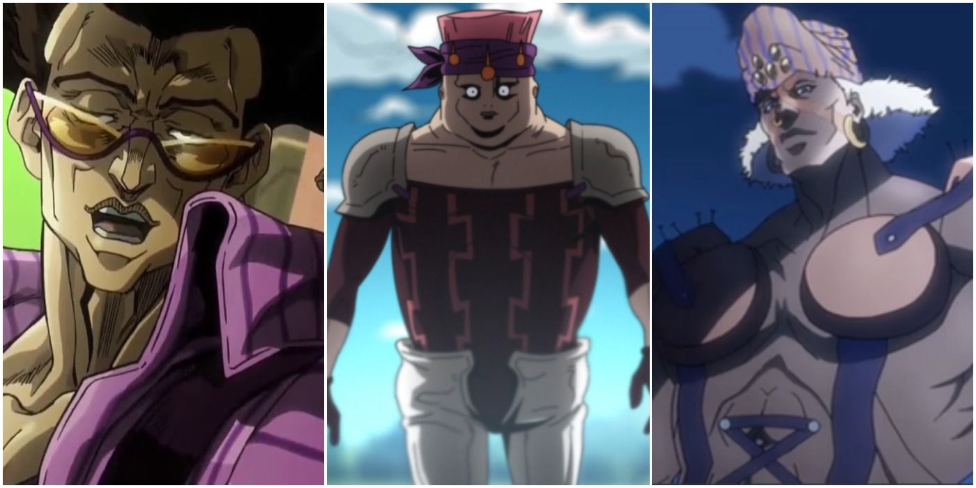 La extraña aventura de JoJo: Los 10 trajes de villano más bizarros, clasificados