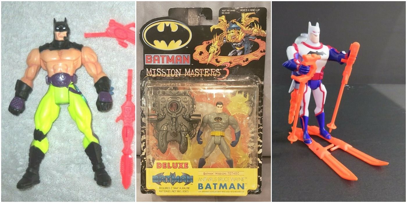 Las 10 figuras de acción de Batman más extrañas, clasificadas