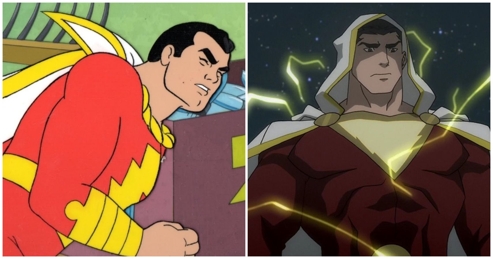 Todas las versiones animadas de Shazam, clasificadas