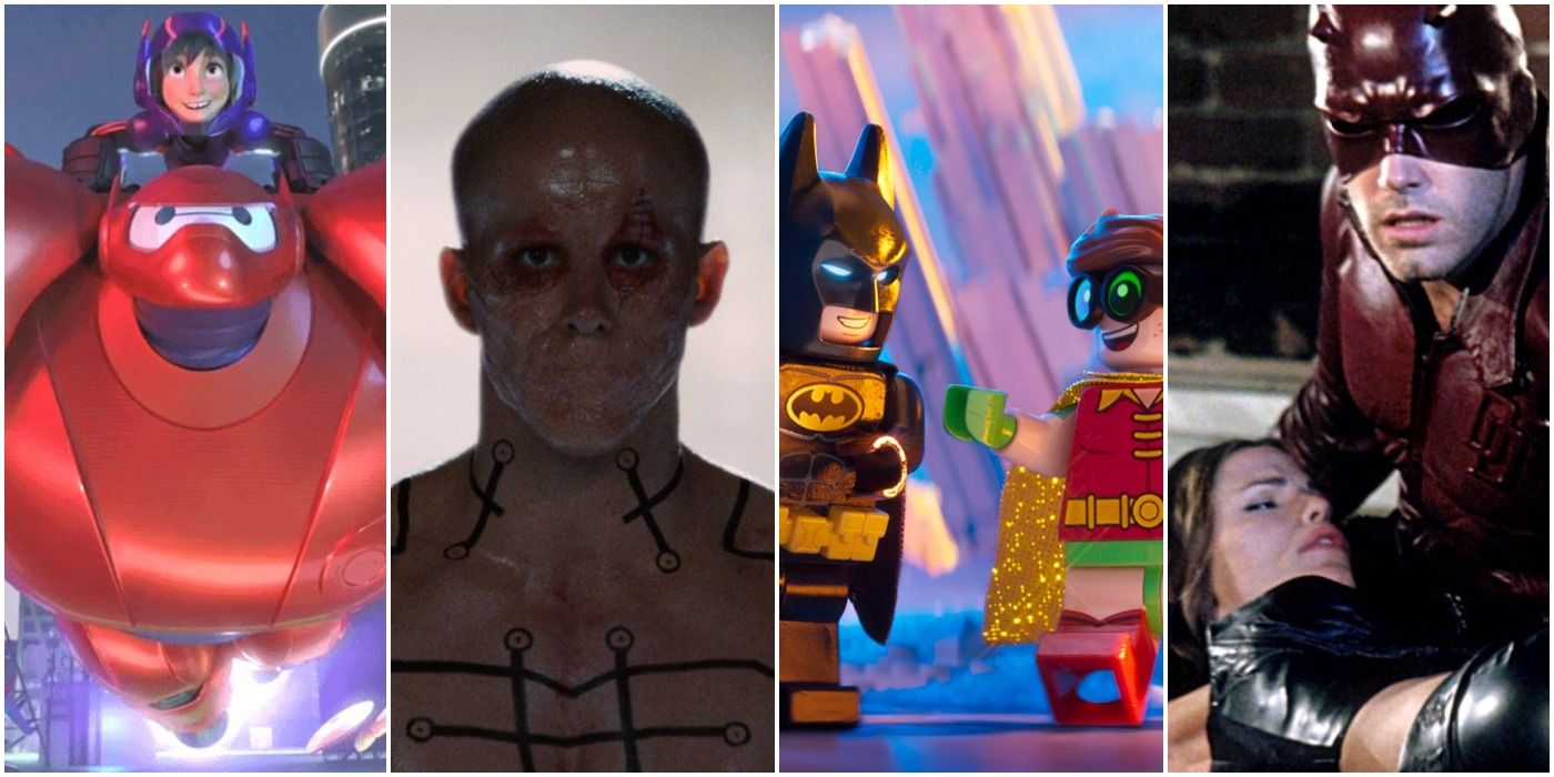 10 películas de superhéroes que no se parecen en nada a los cómics