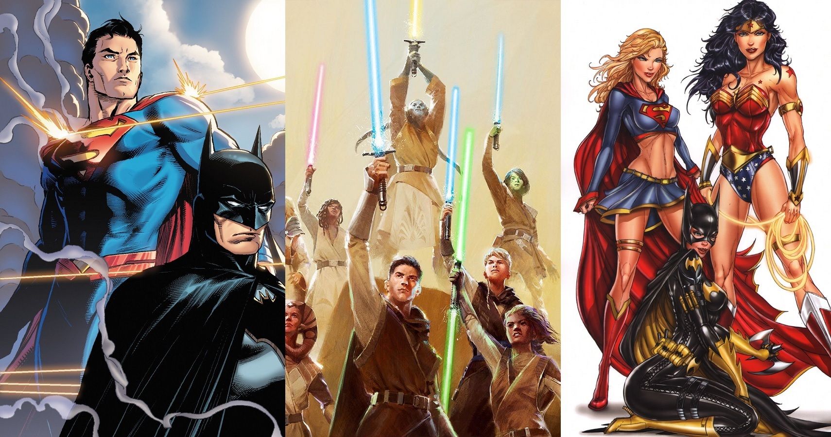 5 héroes de DC que serían grandes jedis (y 5 que caerían en el lado oscuro)
