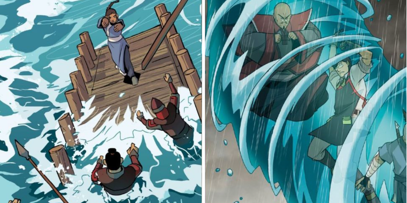 Cómics de Avatar: 10 veces que Katara fue la más feroz maestra de agua viva