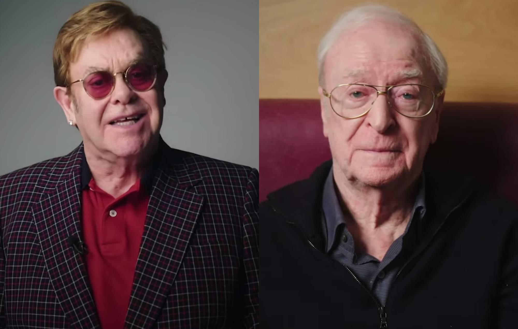 Elton John y Michael Caine protagonizan un nuevo vídeo del NHS para promocionar la vacuna Covid-19
