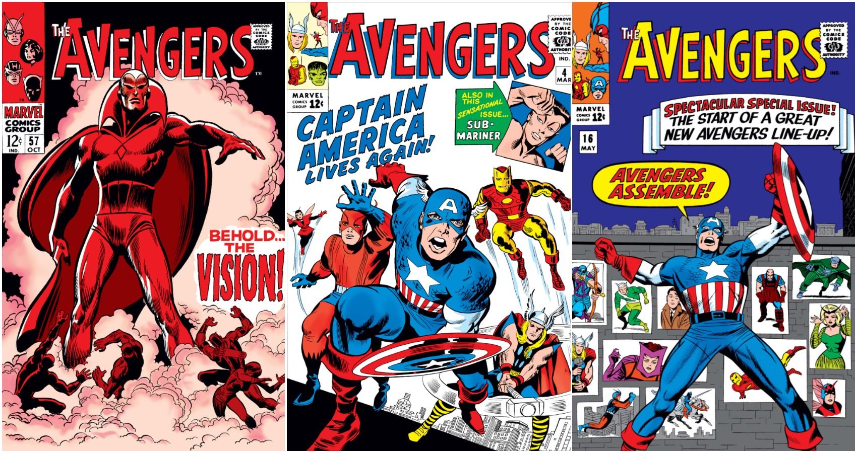Las 10 mejores portadas de los cómics de los Vengadores de los años 60, clasificadas