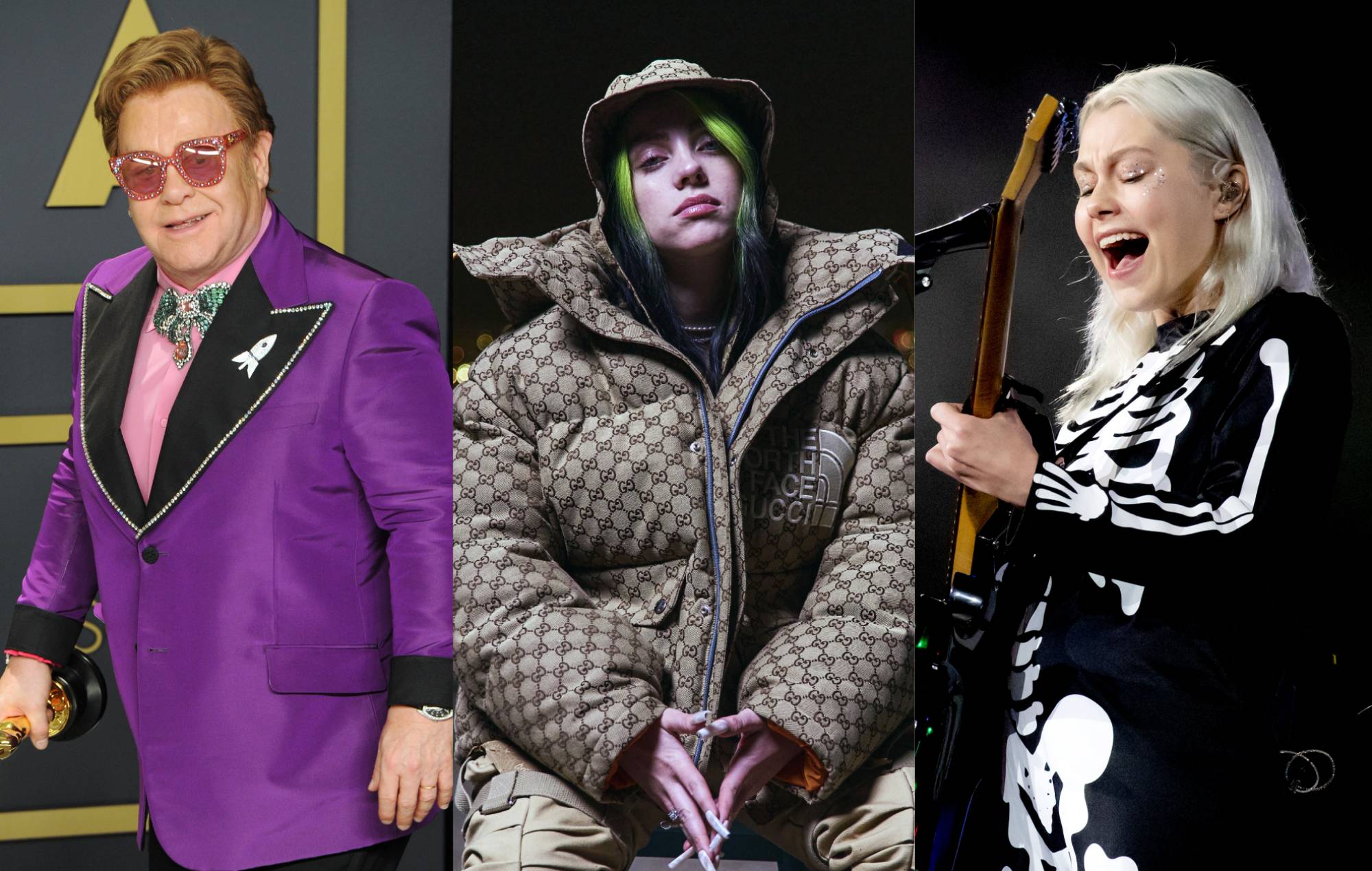 Elton John y Phoebe Bridgers elogian a Billie Eilish: 