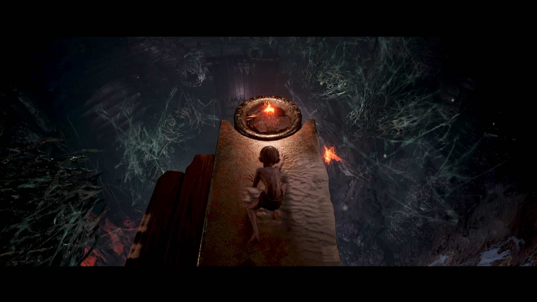 The Lord of the Rings: Gollum Daedalic Entertainment stealth gameplay talking to yourself
