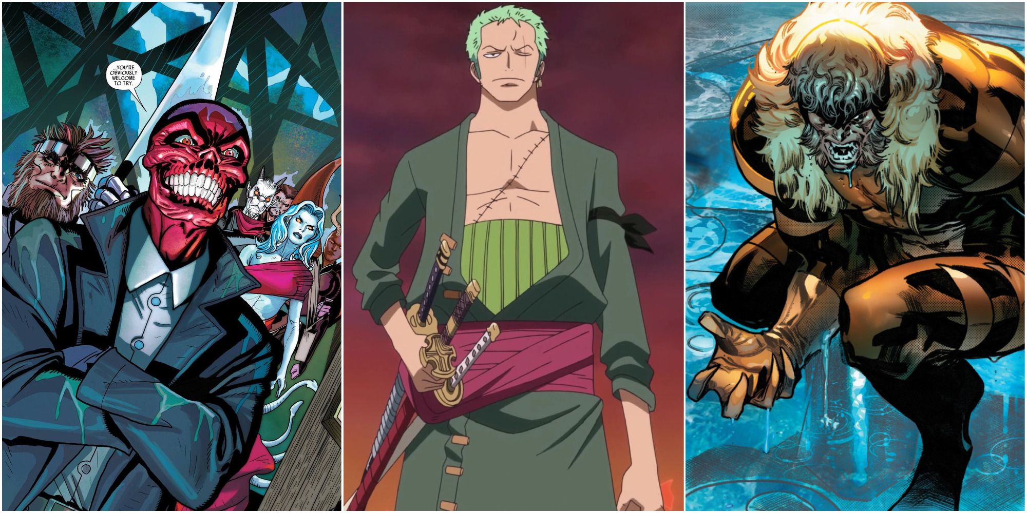 One Piece: 5 villanos de Marvel a los que Roronoa Zoro puede vencer (y 5 a los que no)