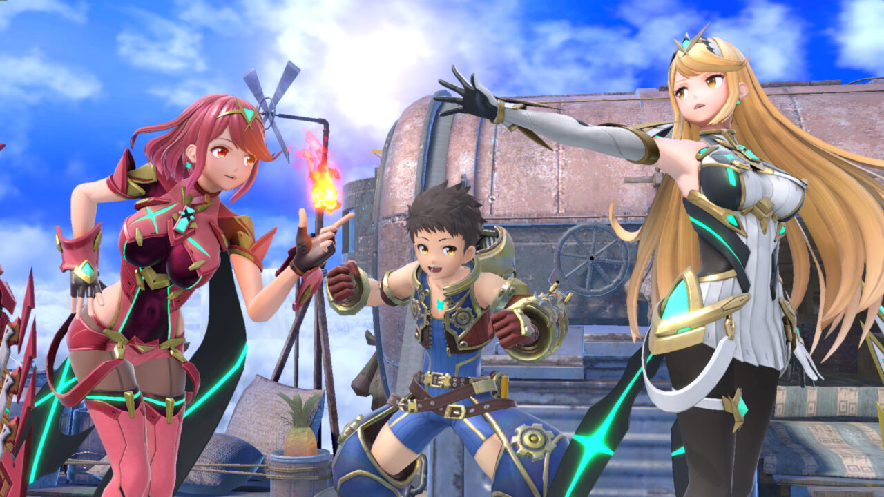 Pyra y Mythra llegan hoy a Super Smash Bros Ultimate