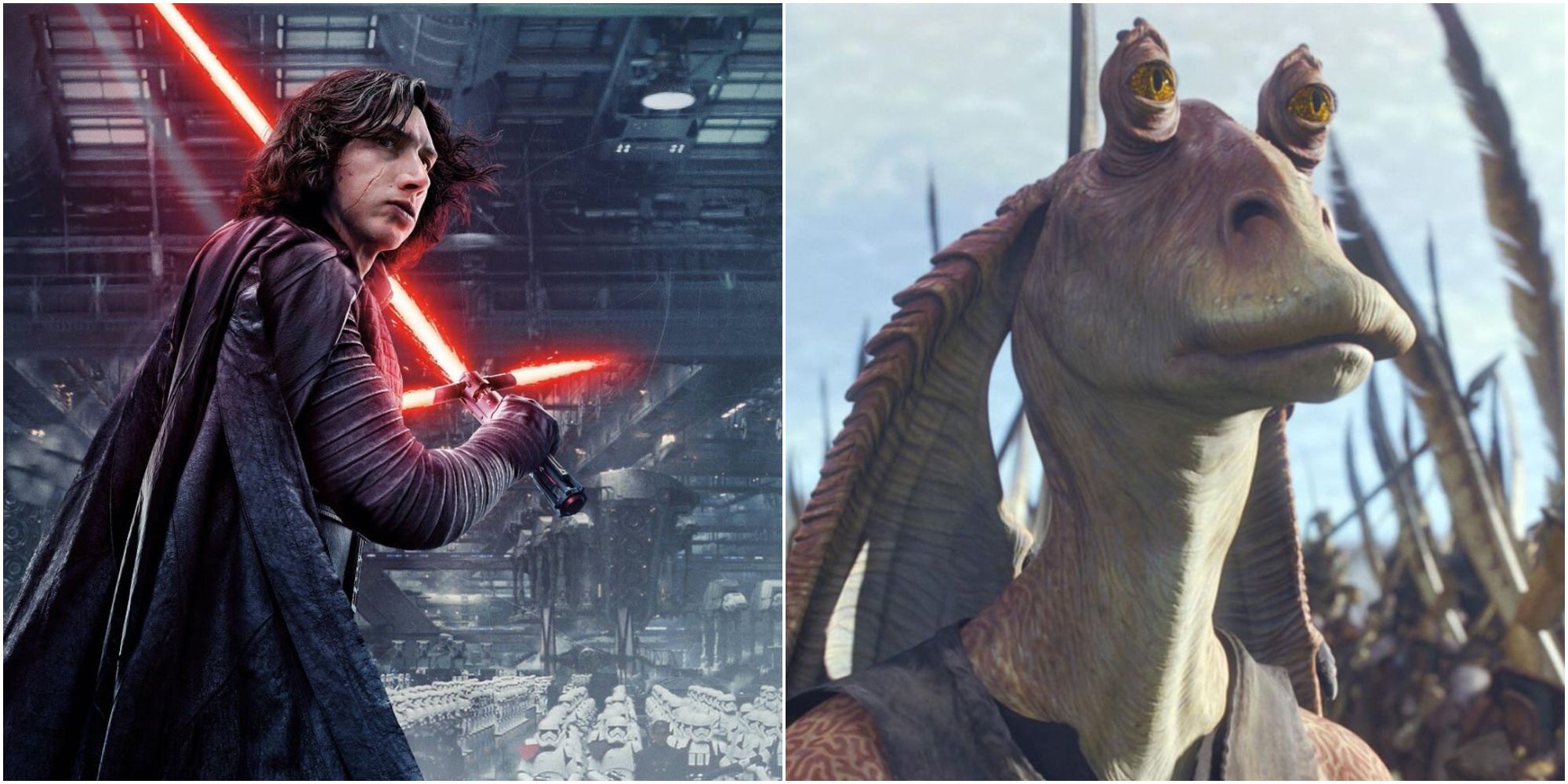 10 formas en las que Kylo Ren es tan molesto como Jar Jar Binks
