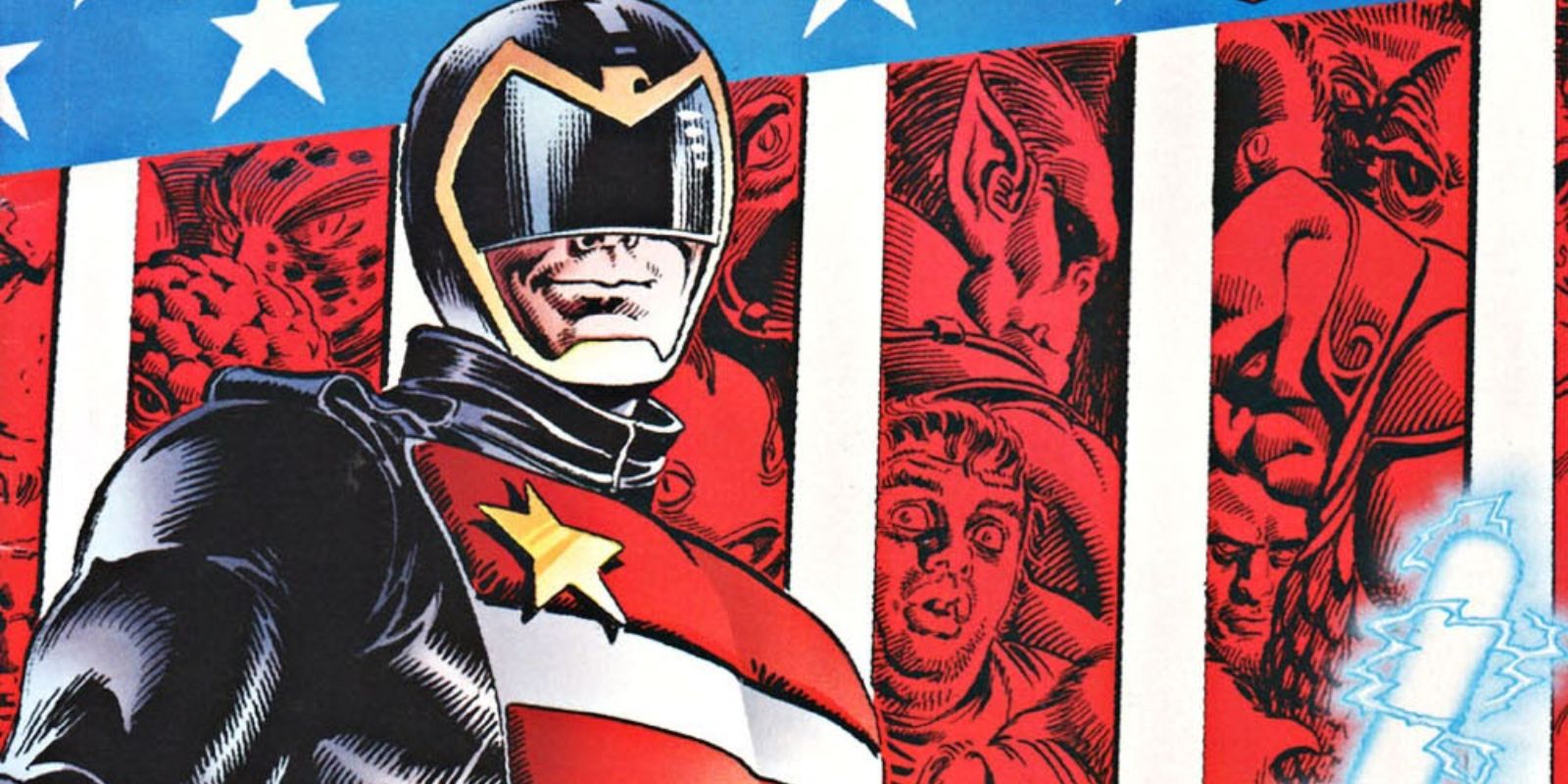 Cómo el nuevo Capitán América del MCU se convirtió en el Juez Dredd de Marvel
