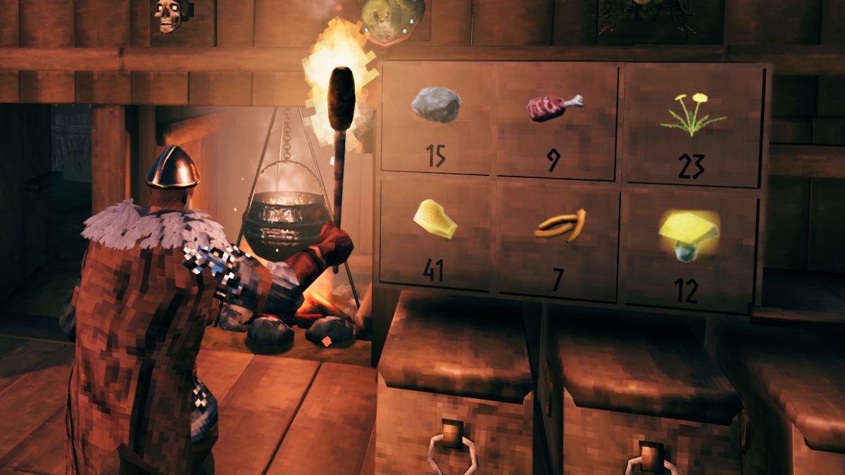 Esta caja de almacenaje con etiqueta Valheim mod cambiará tu vida