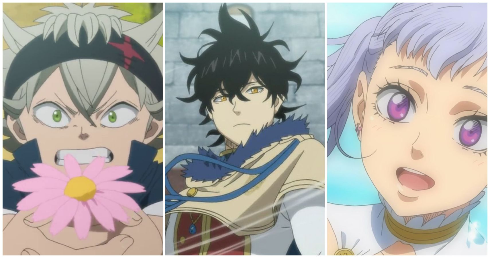 La edad de todos los personajes de Black Clover tras el salto temporal