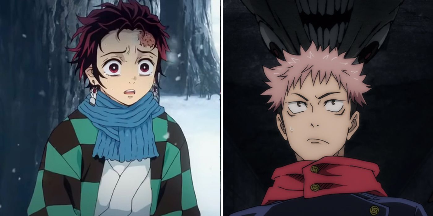 5 formas en que Yuji Itadori y Tanjiro son exactamente iguales (y 5 totalmente diferentes)