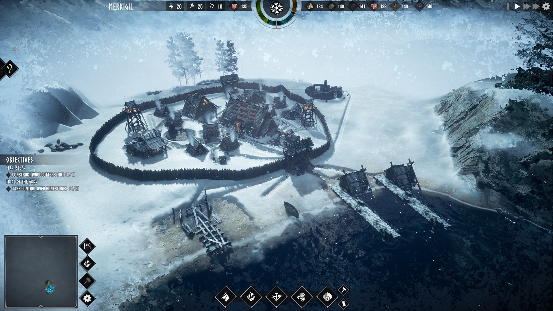 Este constructor de ciudades vikingas incluye combate RTS e incursiones