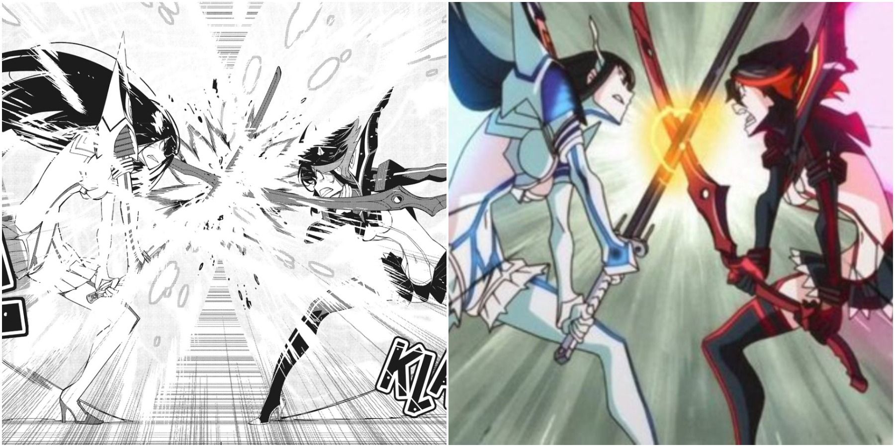 Kill La Kill: 10 cosas que son diferentes en el manga