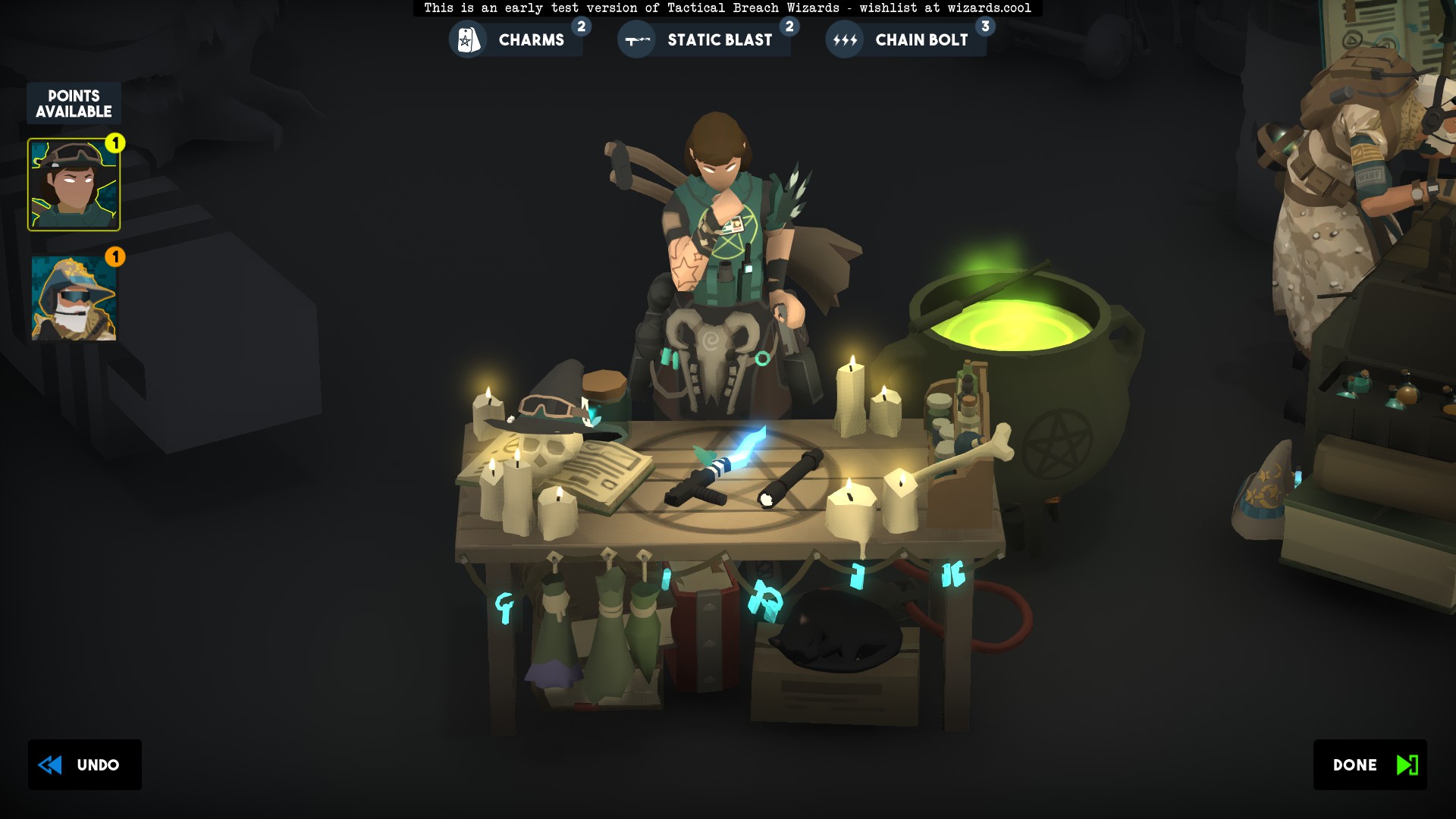 Los brujos de tráfico y la mafia de los druidas son sólo algunos de mis problemas en Tactical Breach Wizards