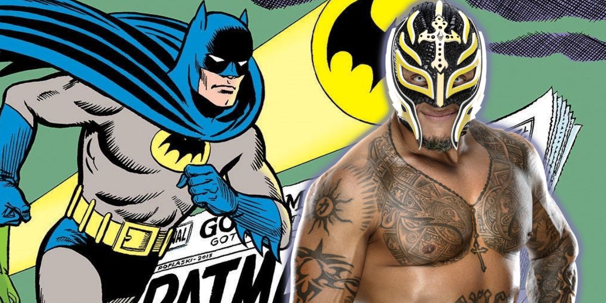 Rey Mysterio, de la WWE, se convierte en Batman de la Edad de Plata en WrestleMania Backlash