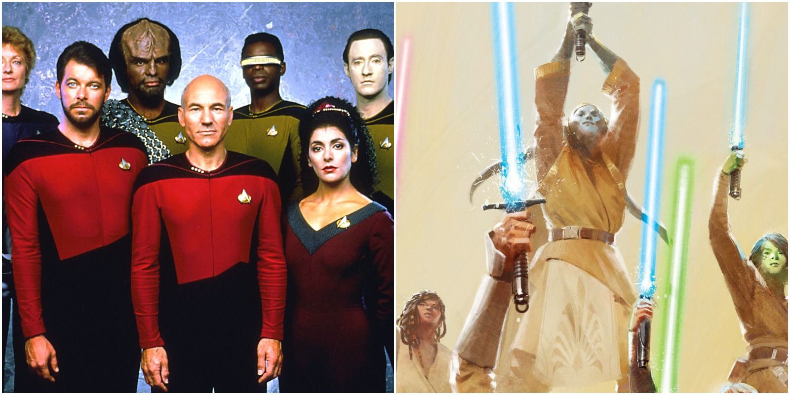 Star Trek: The Next Generation - 5 miembros de la tripulación que podrían ser Jedi (y 5 que no)