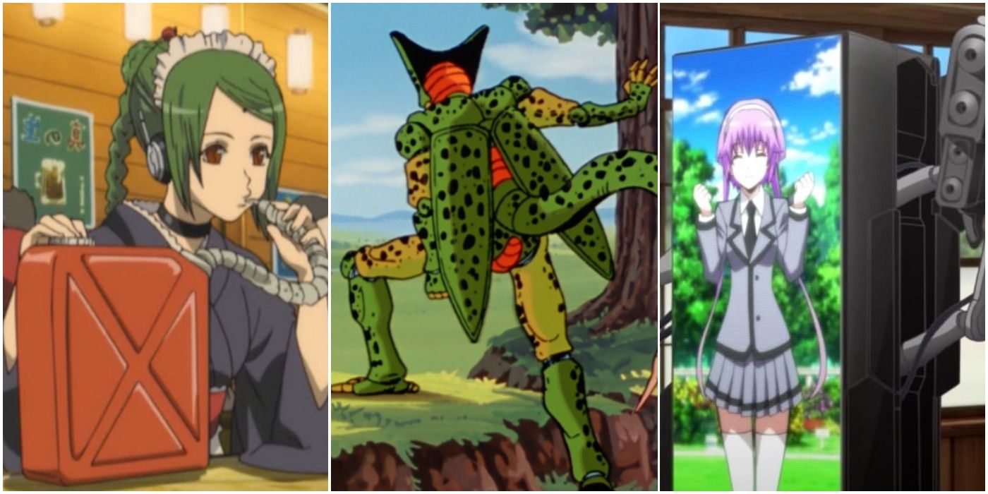 Célula y otros 9 poderosos seres artificiales de anime