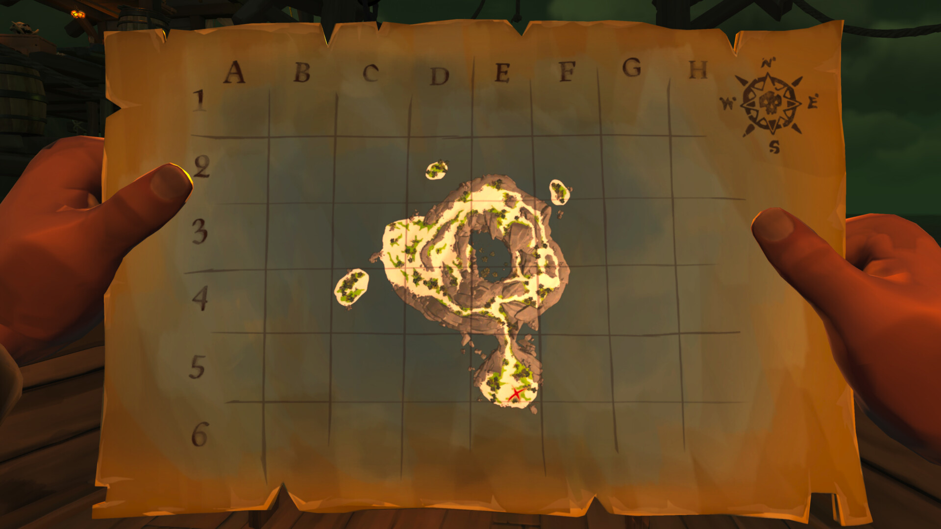 Cómo Sea of Thieves hace bien los mapas