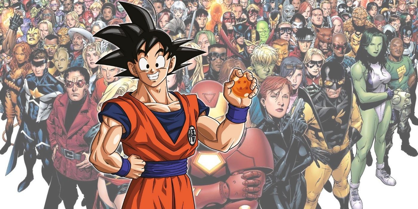 Dragon Ball Z: 10 equipos de Marvel a los que se uniría Goku