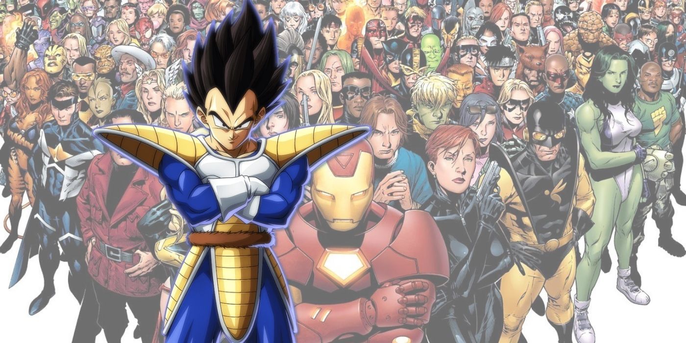 Dragon Ball Z: 10 equipos de Marvel a los que se uniría Vegeta