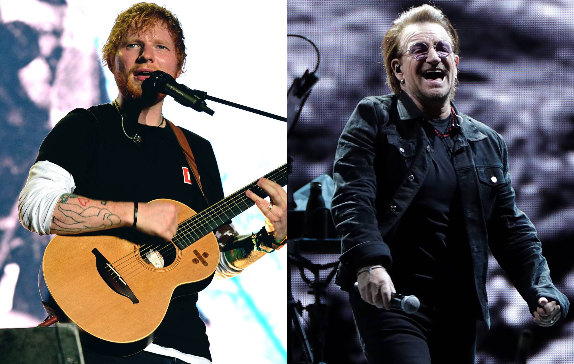 Ed Sheeran recurrió a Bono para pedirle consejos sobre paternidad: 