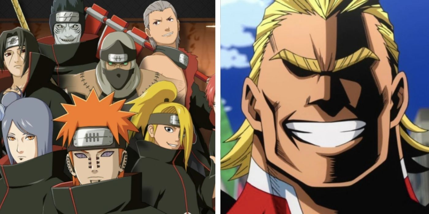 My Hero Academia: 10 personajes que pueden vencer a todos los miembros de la Akatsuki