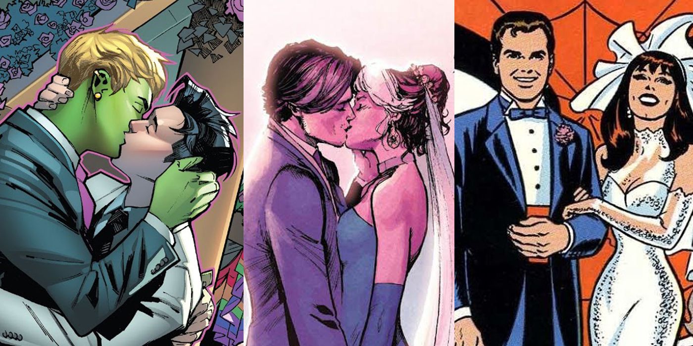 Marvel: 10 historias que terminan con una boda