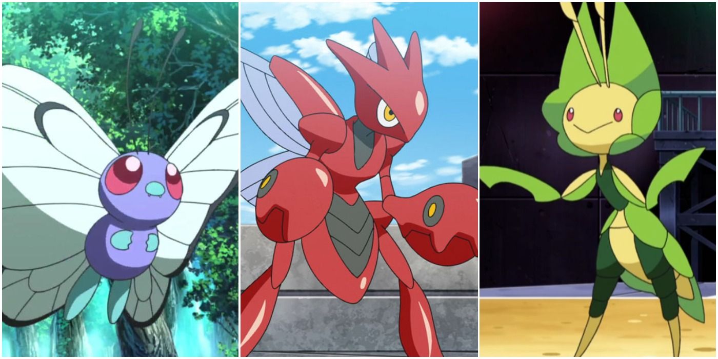 Pokémon: Los 10 mejores tipos de bichos del anime, clasificados