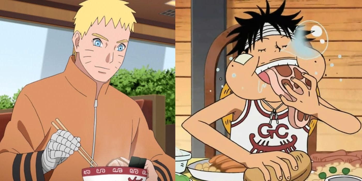 10 personajes de anime que están obsesionados con un solo alimento