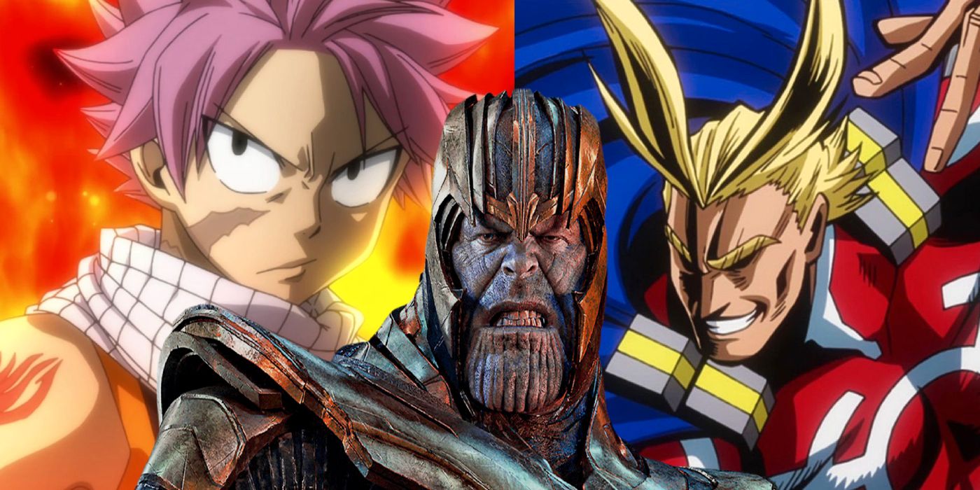 MCU: 5 héroes de anime a los que Thanos podría vencer (y 5 con los que perdería)