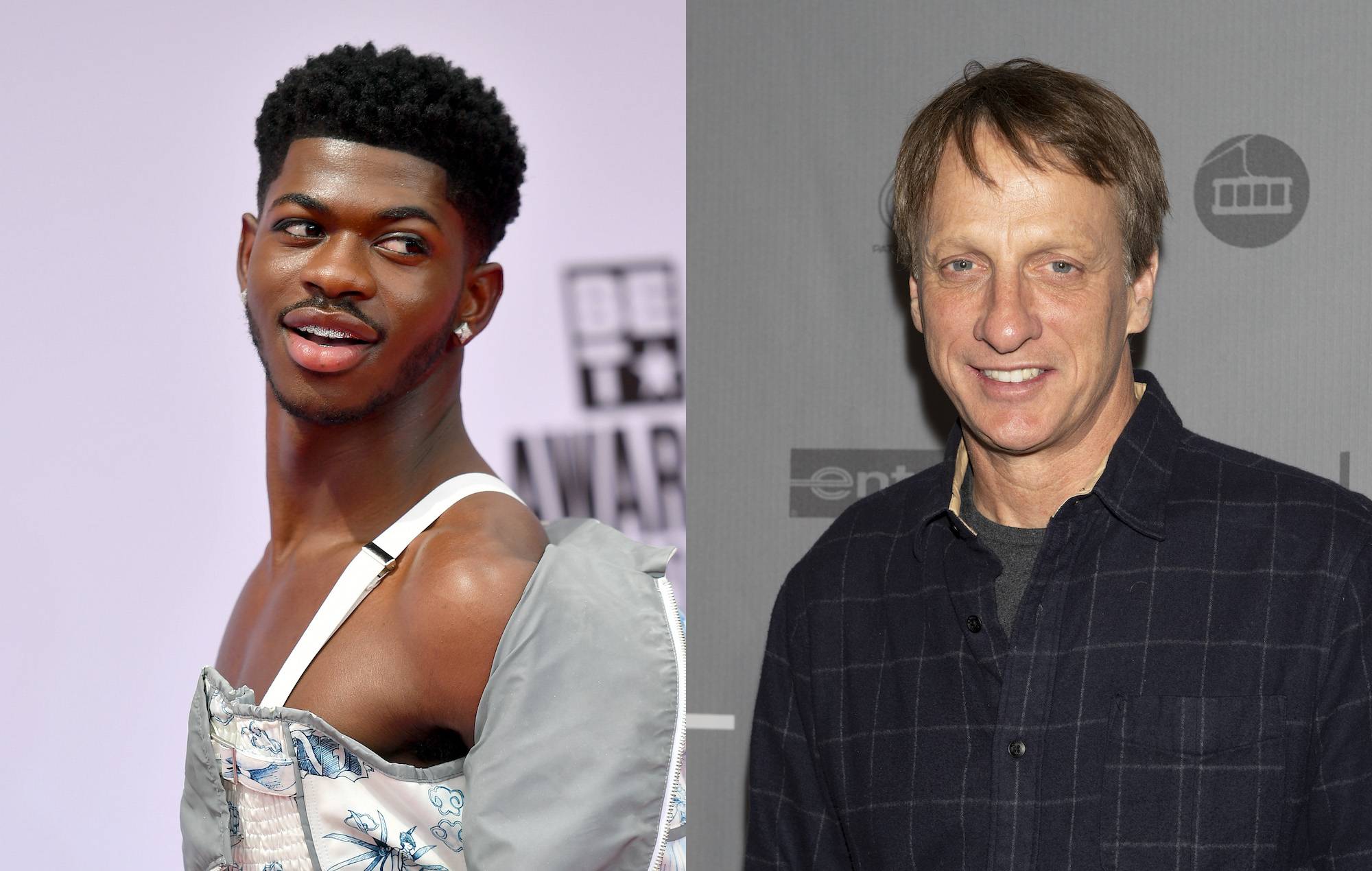 Mira cómo Lil Nas X y Tony Hawk demuestran juntos sus habilidades con el monopatín