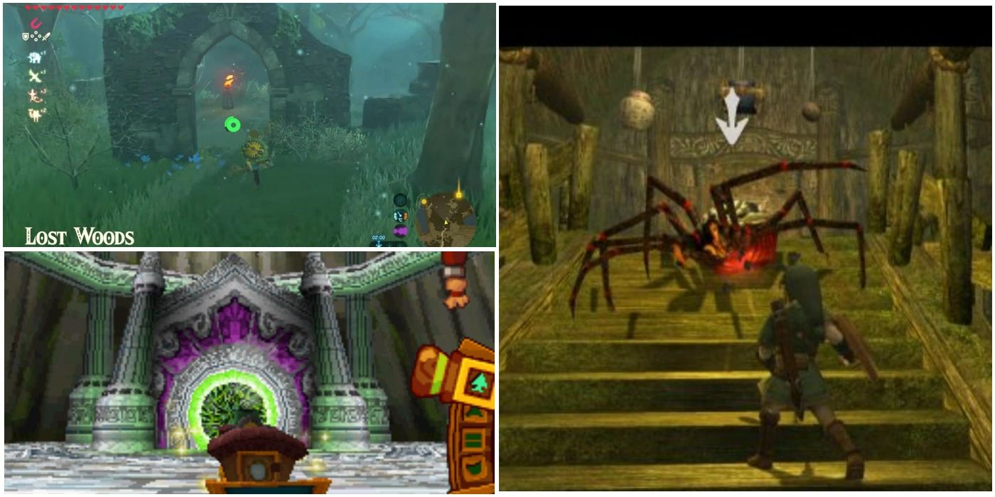 Zelda: 10 localizaciones más espeluznantes de la serie, clasificadas