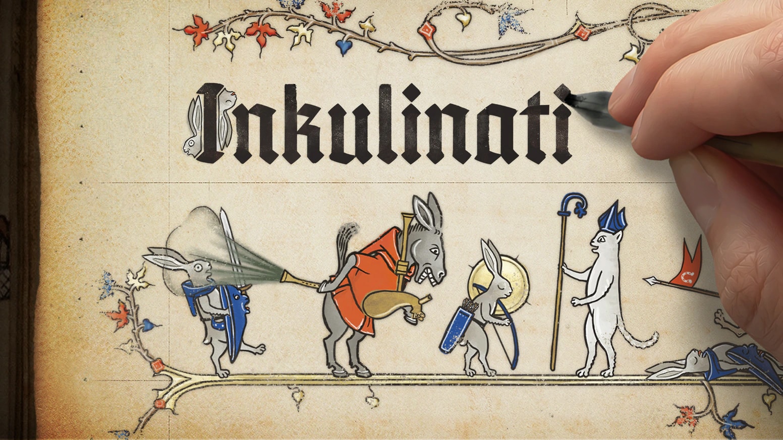 Inkulinati es un juego de estrategia serio creado con un arte medieval absurdo e hilarante