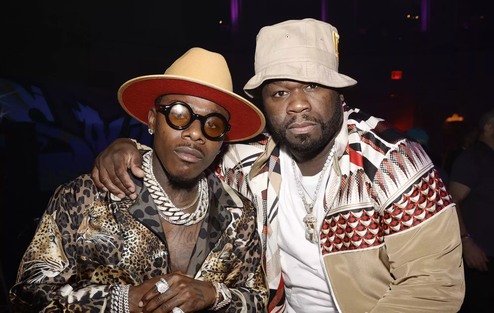 50 Cent saca a DaBaby durante el festival Rolling Loud