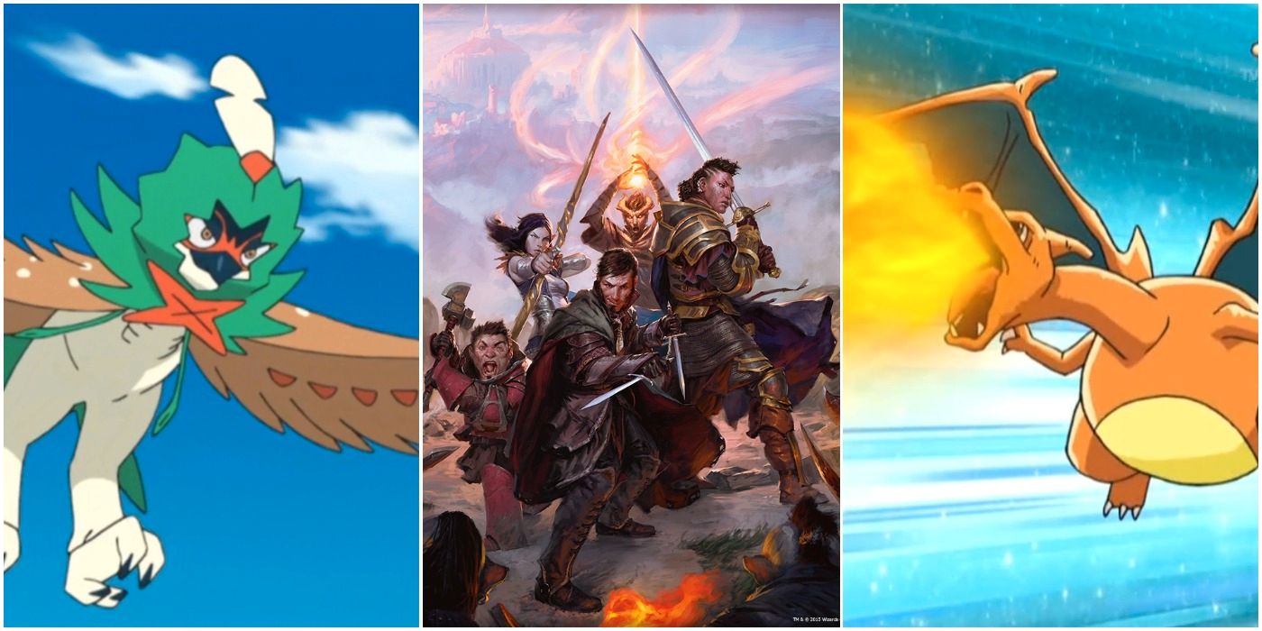 D&amp;D: 10 construcciones de personajes inspiradas en Pokémon
