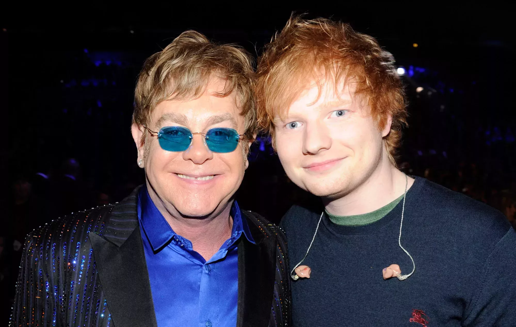 Elton John confirma un dúo navideño con Ed Sheeran y bromea sobre la batalla de LadBaby