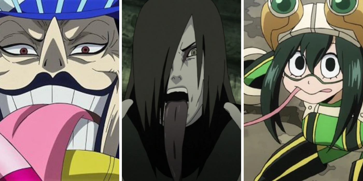 Orochimaru y otros 9 personajes de anime con lenguas extra largas