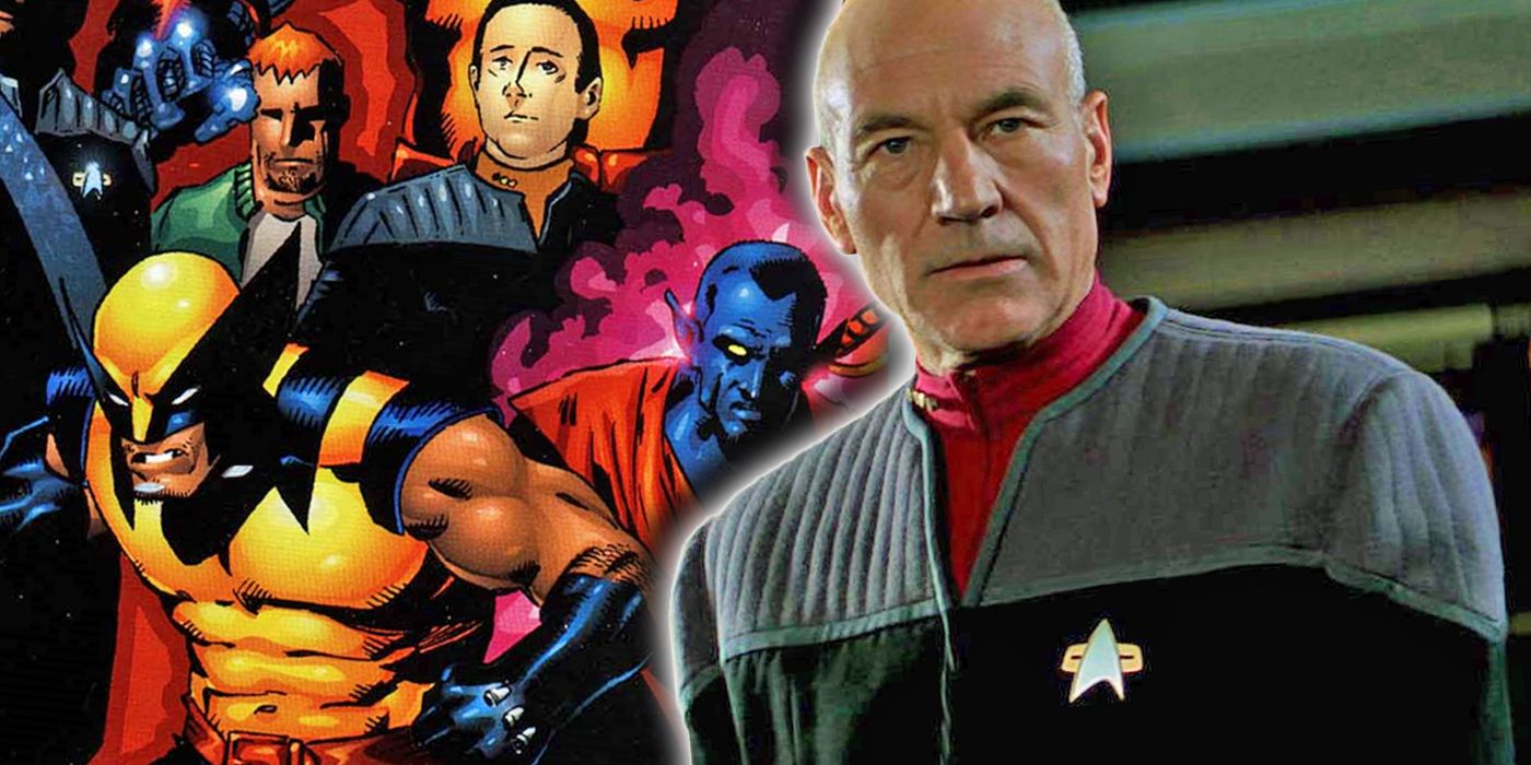 X-Men y Star Trek: La Nueva Generación tuvieron los cruces más extraños de los 90