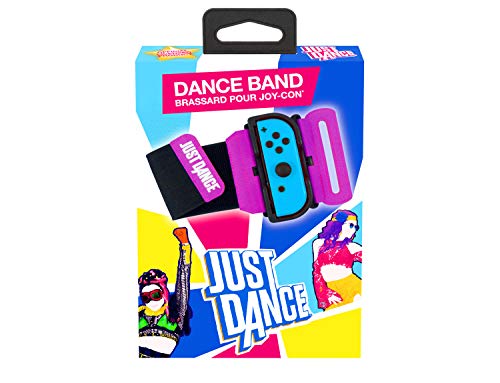 - Just Dance 2021 official - Dance Band - Brazalete para el controlador JoyCon, Correa elástica ajustable con ranura para el Joy-Cons nintendo Switch (Nintendo Switch)