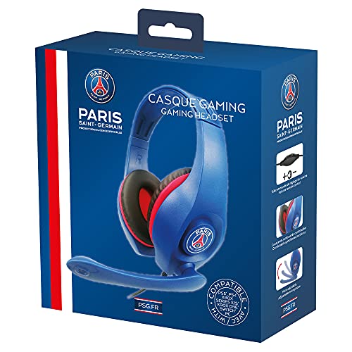 - PSG - Paris Saint Germain - Auriculares para Juegos 50 MMS con Micro para PS4 - Xbox One - PC Nintendo Switch (sólo con Fortnite) (Windows 8)