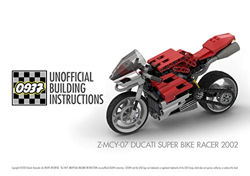 0937 UNOFFICIAL BUILDING INSTRUCTIONS, Z-MCY-07 DUCATI SUPER BIKE RACER 2002 (English Edition)